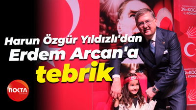Harun Özgür Yıldızlı'dan Erdem Arcan'a tebrik