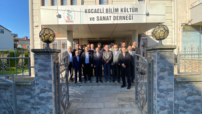 İlhami Aktaş, Kocaeli Bilim Kültür ve Sanat Derneği’ni ziyaret etti