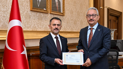 Ömer Akmanşen’den, İlhami Aktaş'a veda ziyareti