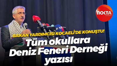 Nazif Yılmaz Kocaeli’de konuştu! Tüm okullara Deniz Feneri Derneği yazısı