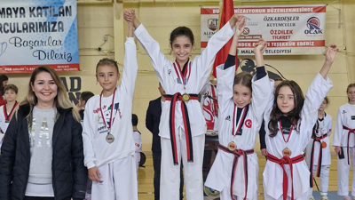 Körfezli taekwondocular Balkan CUP’tan gururla döndüler