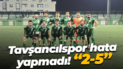 Tavşancılspor hata yapmadı! “2-5”