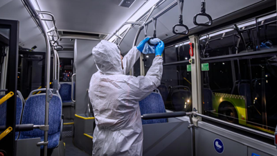 UlaşımPark'ta hijyen mesaisi