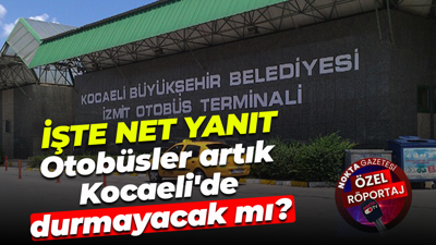 Şehirlerarası otobüsler artık Kocaeli'de durmayacak mı? Başkan Zafer Alayoğlu anlattı...