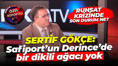 Sertif Gökçe: Safiport’un Derince’de bir dikili ağacı yok
