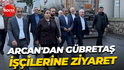 Erdem Arcan'dan Gübretaş işçilerine ziyaret