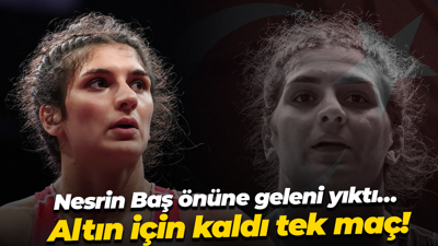 Nesrin Baş önüne geleni yıktı… Altın için kaldı tek maç!