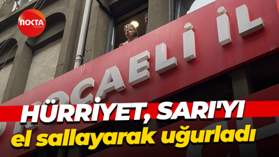 Fatma Kaplan Hürriyet, Bülent Sarı'yı el sallayarak uğurladı