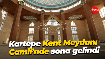 Kartepe Kent Meydanı Camii’nde sona gelindi