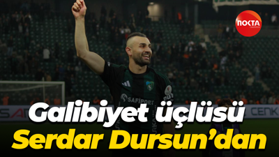 Galibiyet üçlüsü Serdar Dursun’dan