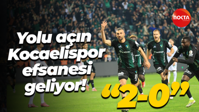 Yolu açın Kocaelispor efsanesi geliyor! “2-0”