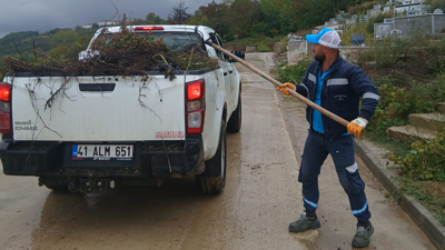 Mezarlıklar Şube Müdürlüğü ekiplerinden mezarlık temizliği