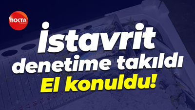 İstavrit denetime takıldı... El konuldu!