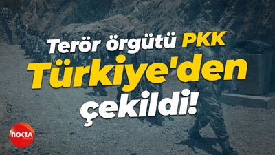 Terör örgütü PKK, Türkiye'den çekildi!