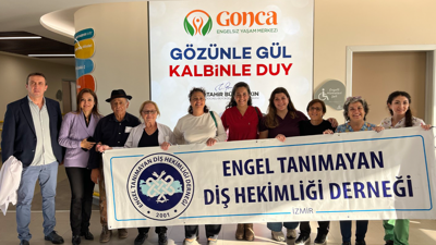 Engel Tanımayan Diş Hekimleri Derneği'nden Gonca'ya ziyaret