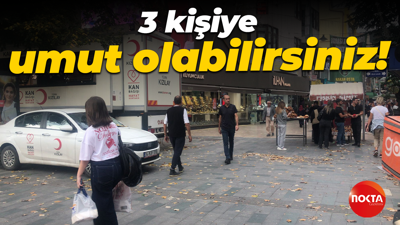 3 kişiye umut olabilirsiniz!