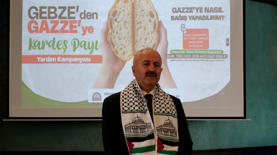 Gebze’den Gazze’ye kardeş payı