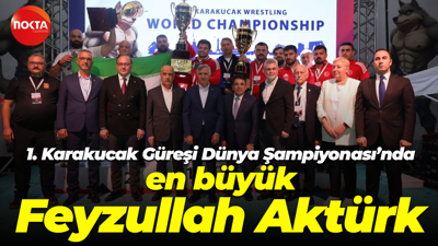 1. Karakucak Güreşi Dünya Şampiyonası’nda en büyük Feyzullah Aktürk