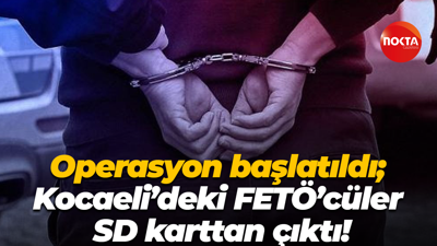Operasyon başlatıldı; Kocaeli’deki FETÖ’cüler, SD karttan çıktı!