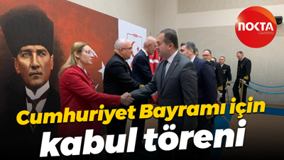 Cumhuriyet Bayramı için kabul töreni