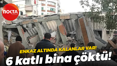 Enkaz altında kalanlar var: Kocaeli’de 6 katlı bina çöktü
