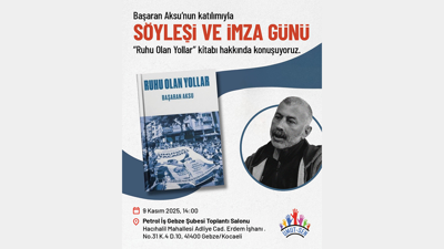 Başaran Aksu “Ruhu Olan Yollar” kitabını Kocaeli’de konuşacak! İşte tarih ve yer