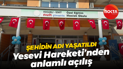 Şehidin adı yaşatıldı... Yesevi Hareketi’nden anlamlı açılış