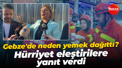 Gebze'de neden yemek dağıttı? Fatma Kaplan Hürriyet eleştirilere yanıt verdi