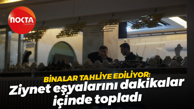 Gebze'de binalar tahliye ediliyor: Ziynet eşyalarını dakikalar içinde topladı