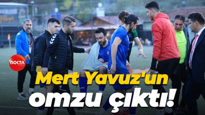 Mert Yavuz'un omzu çıktı!