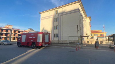 Okulda yangın paniği!