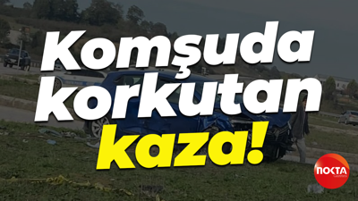 Komşuda korkutan kaza! 1’i ağır 5 yaralı