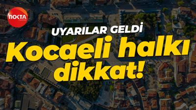 Kocaeli halkı dikkat! Meteoroloji'den uyarı geldi!