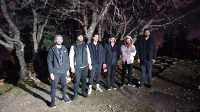 Ormanda mahsur kalan 6 kişi kurtarıldı