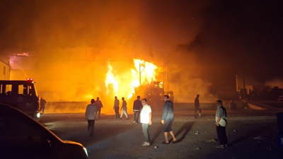 Antalya'da paketleme fabrikası yangını! Küle döndü