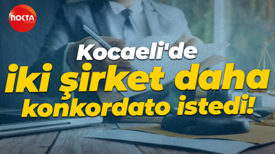 Kocaeli'de iki şirket daha konkordato istedi!