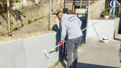 Körfez'de okullara estetik dokunuş