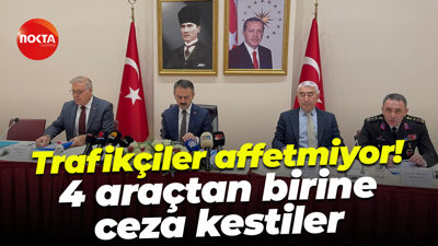 Trafikçiler affetmiyor! 4 araçtan birine ceza kestiler