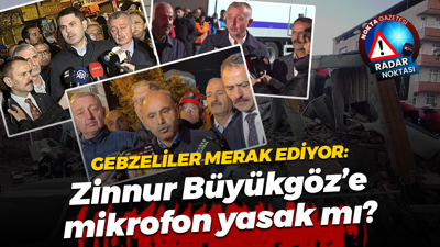 Gebzeliler merak ediyor: Zinnur Büyükgöz’e mikrofon yasak mı?
