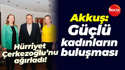 Fatma Kaplan Hürriyet Arzu Çerkezoğlu’nu ağırladı! Barbaros Akkuş: Güçlü kadınların buluşması