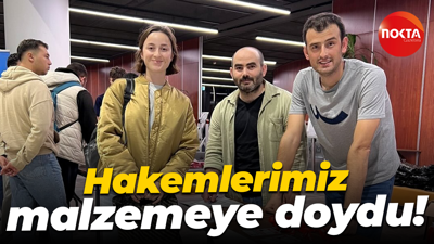 Hakemlerimiz malzemeye doydu!