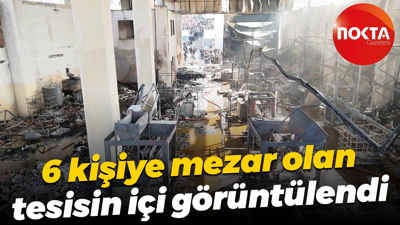 Kocaeli'de 6 kişiye mezar olan tesisin içi görüntülendi
