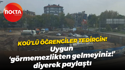 KOÜ’lü öğrenciler tedirgin! Erkan Uygun ‘görmemezlikten gelmeyiniz!’ diyerek paylaştı