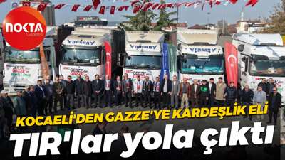 Kocaeli'den Gazze'ye kardeşlik eli... TIR'lar yola çıktı
