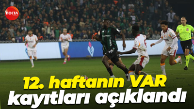 12. haftanın VAR kayıtları açıklandı; İşte Kocaelispor – Galatasaray maçındaki o tartışılan pozisyon!