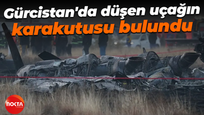 Gürcistan'da düşen uçağın karakutusu bulundu