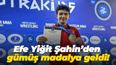 Efe Yiğit Şahin’den gümüş madalya geldi!