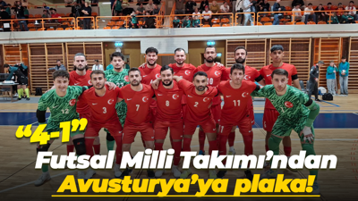 Futsal Milli Takımı’ndan Avusturya’ya plaka! “4-1”