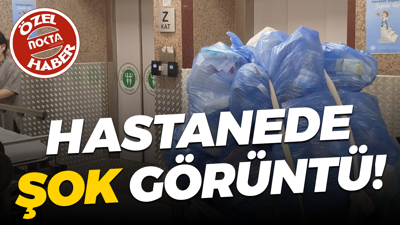 Kocaeli Üniversitesi Hastanesi’nde ŞOK görüntü!