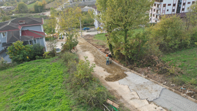 Başiskele Belediyesi kent genelinde üstyapı çalışmalarına devam ediyor